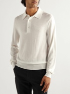 TOM FORD - Cashmere and Silk-Blend Polo Shirt - Neutrals