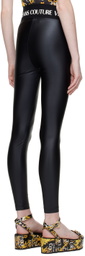 Versace Jeans Couture Black Asymmetric Leggings