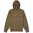 Givenchy Men's Archetype Logo Hoodie in Khaki