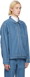 nanamica Blue Short Denim Jacket