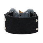 Alyx Black Leather Buckle Cuff Bracelet