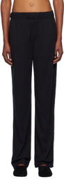 ÉTERNE Black Jersey Lounge Pants