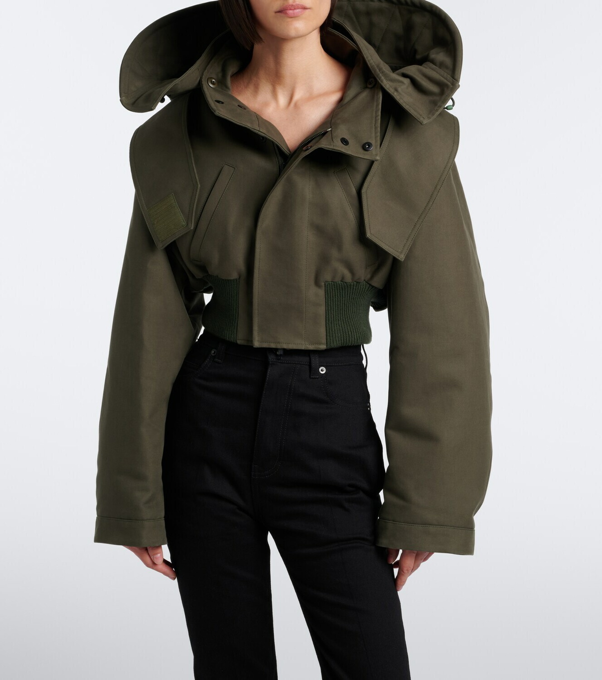 Balenciaga Cropped cotton jacket