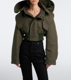 Balenciaga Cropped cotton jacket