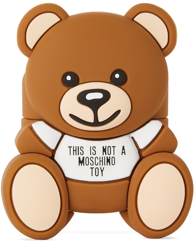 Photo: Moschino Brown Teddy Bear AirPods Pro Case