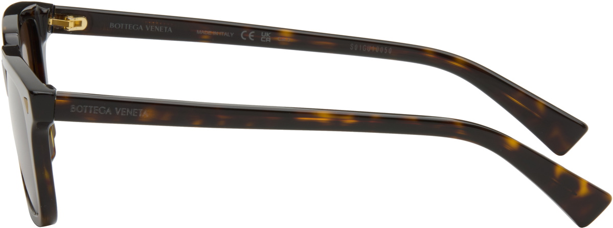 Bottega Veneta Brown Square Sunglasses