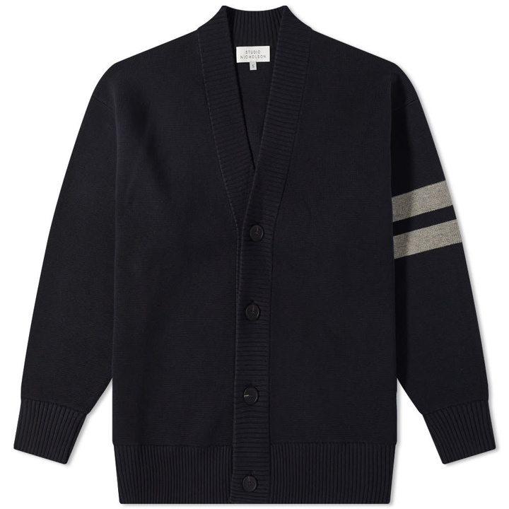 Photo: Studio Nicholson Stripe College Cardigan