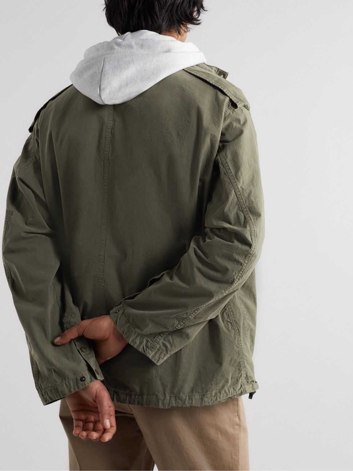 Aspesi Reversible Bomber Jacket - Sage Green