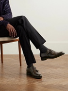 John Lobb - William Leather Monk-Strap Shoes - Brown