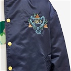 Drole de Monsieur Men's Drôle de Monsieur Embroidered Bomber Jacket in Navy