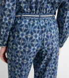 Velvet Kendra printed cotton wide-leg pants