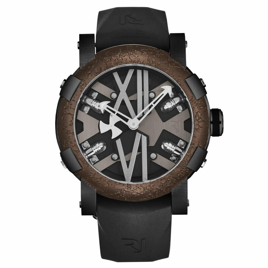 Romain Jerome Steampunk Automatic Black Dial Mens Watch RJ.ST.AU.101.20