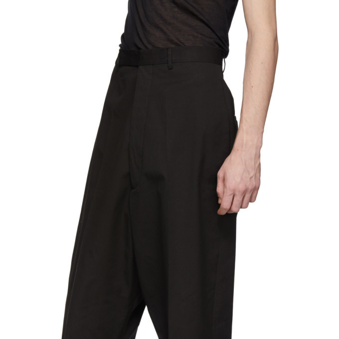 Rick Owens Black Karloff Cropped Trousers Rick Owens