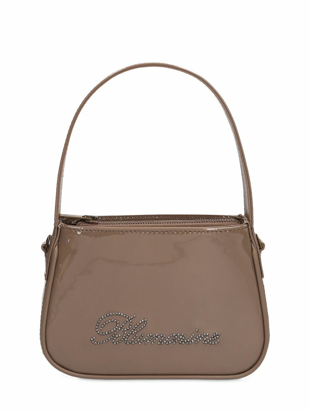 Photo: BLUMARINE - Small Patent Leather Top Handle Bag