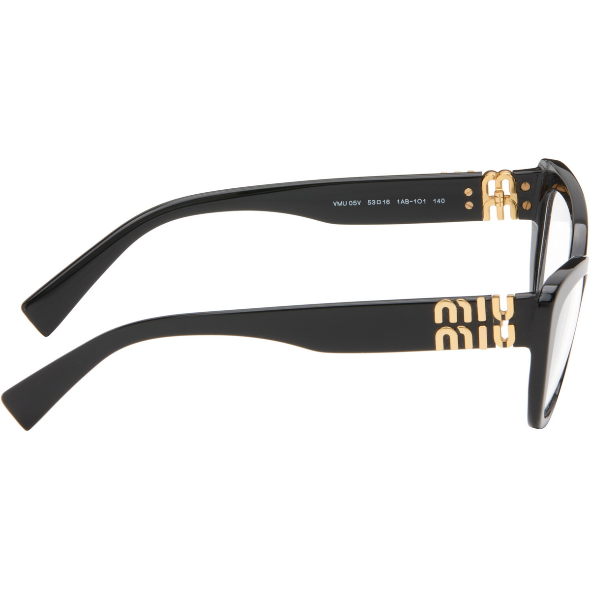 Miu Miu Eyewear Black Cateye Glasses