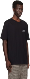 Balmain Black 'Pierre Balmain' T-Shirt