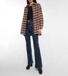 See By Chloe - Checked cotton-blend jacket