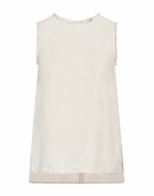 Peserico Womens Top Ivory