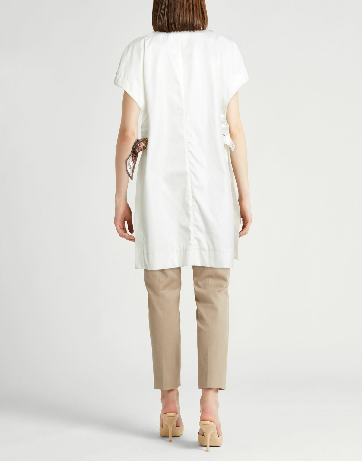 Herno Womens Overcoat & Trench Coat Ivory
