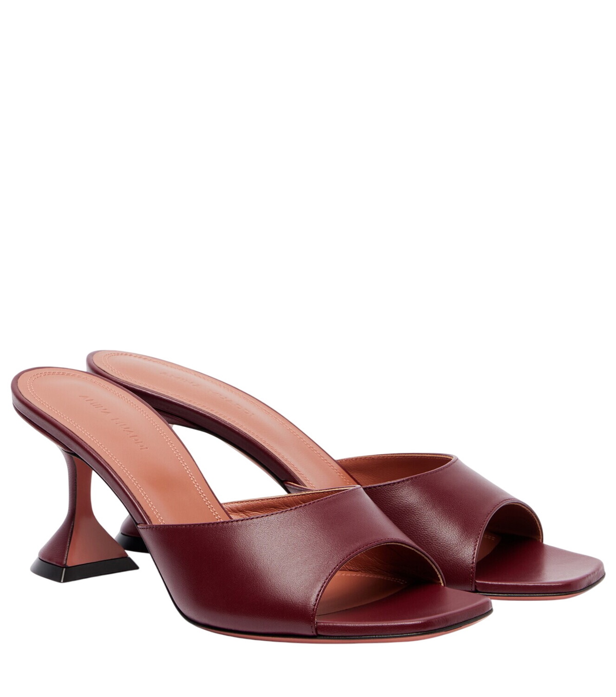 Amina Muaddi - Lupita PVC wedge mules Amina Muaddi
