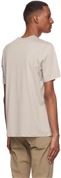 Theory Taupe Cotton T-Shirt