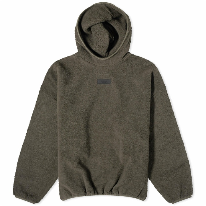 Photo: Fear of God ESSENTIALS Men's Spring Fleeve Pullover Hoodie in Ink