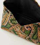 Dries Van Noten Medium jacquard clutch