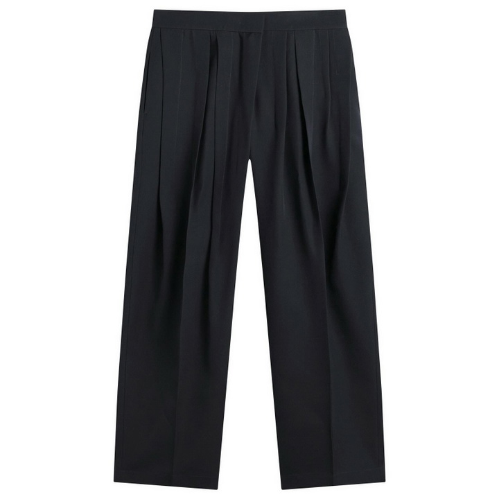 Photo: Jil Sander Women's Pleated Trousers in Navy