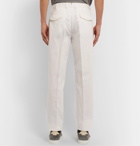 Ermenegildo Zegna - Cotton and Linen-Blend Trousers - White