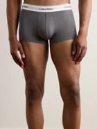 Calvin Klein Underwear - Modern Three-Pack Stretch-Cotton Trunks - Gray