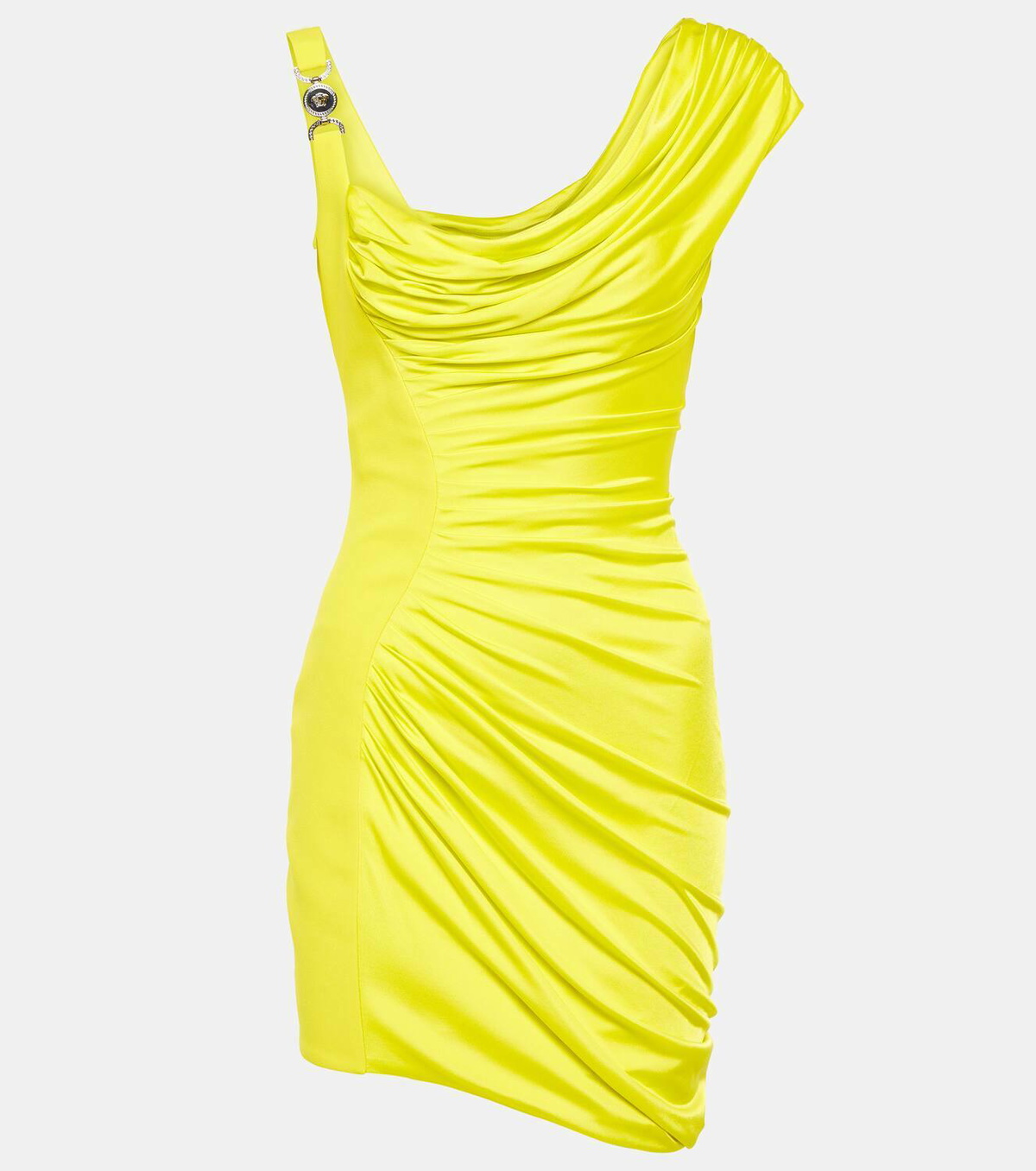 Versace Medusa '95 draped minidress