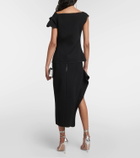 Maticevski Asymmetric crêpe top