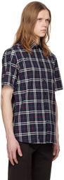 Burberry Blue Check Shirt