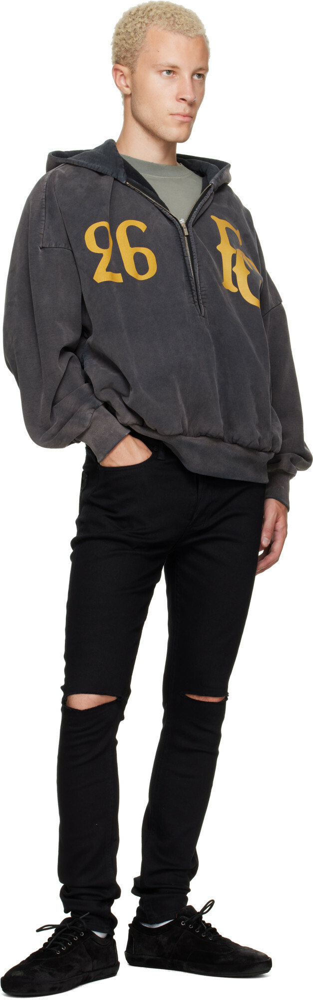 Ksubi Black Van Winkle Ace Slice Jeans