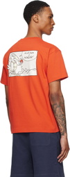 Moncler Genius Moncler x Gilga Farm Orange Short Sleeve T-shirt