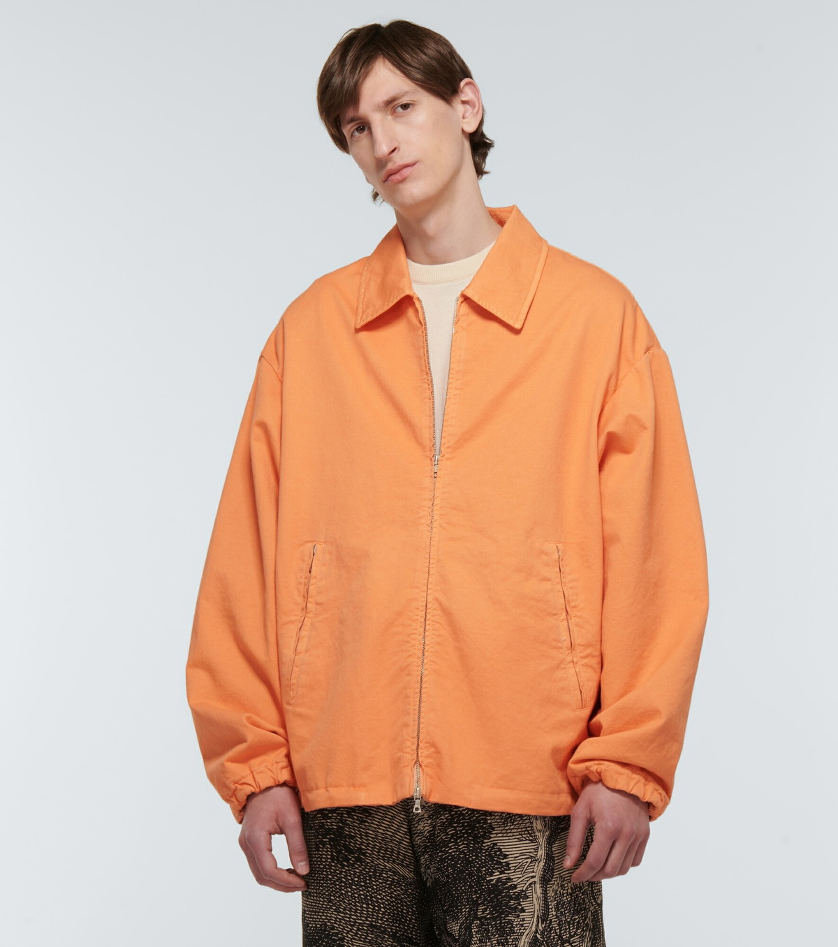 ジャケット・アウター DRIES VAN NOTEN cotton tracker jacket Dries Van Noten Grey Cotton Work Jacket | Liberty