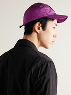 Stone Island - Logo-Embroidered ECONYL® Nylon Metal Baseball Cap - Purple