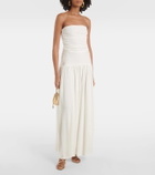 Staud Mariana jersey corset dress