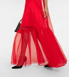 Staud Calluna ruffled organza gown