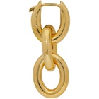 Bottega Veneta Gold Drop Chain Earrings