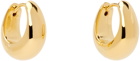 Tom Wood Gold Ice Hoop Small Earrings