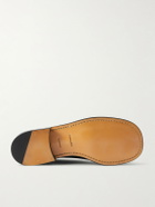 LEMAIRE - Glossed-Leather Loafers - Black