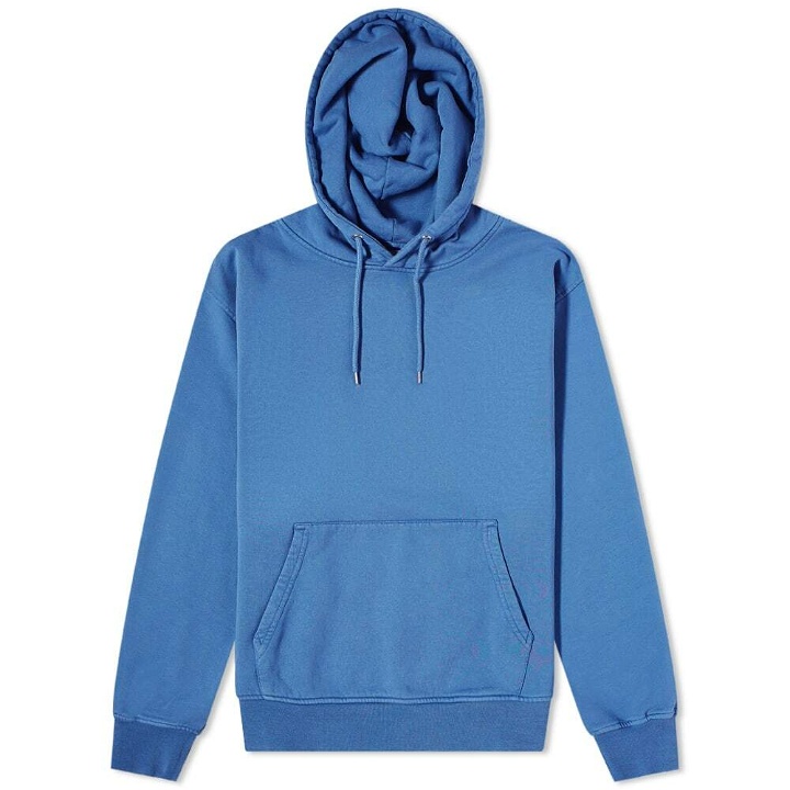 Photo: Colorful Standard Men's Classic Organic Popover Hoody in Sky Blue