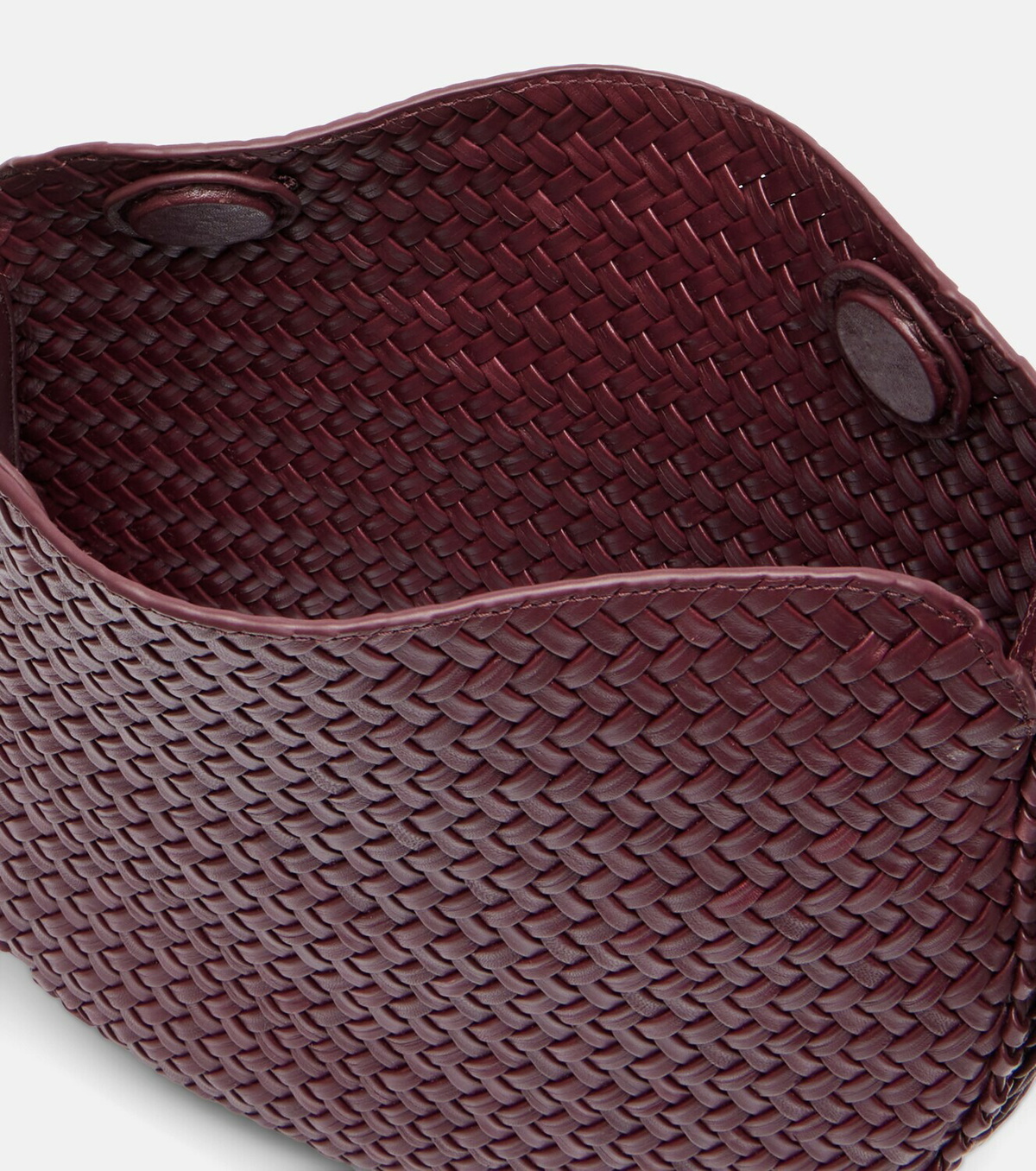 Amanu Zambia woven leather clutch