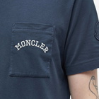 Moncler Men's Pocket T-Shirt in Navy