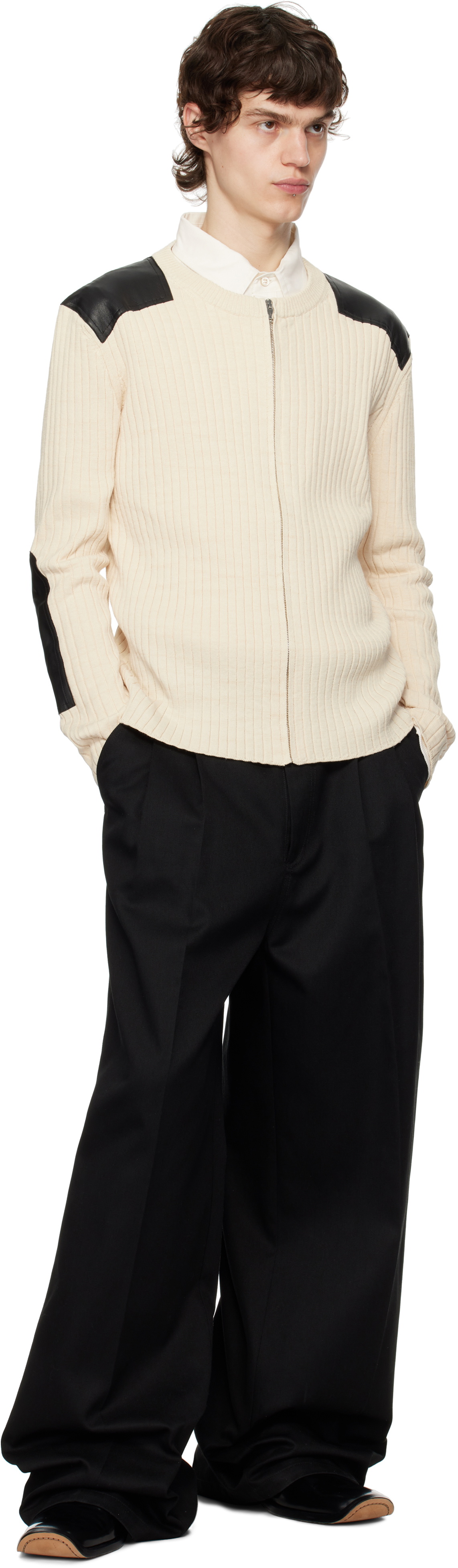 Wales Bonner Off-White Linton Knit Sweater