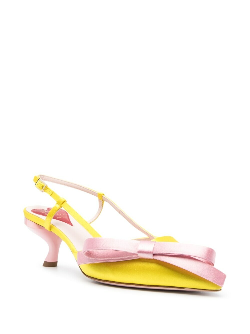 Virgule Bow 55 Slingback Pumps main image 1
