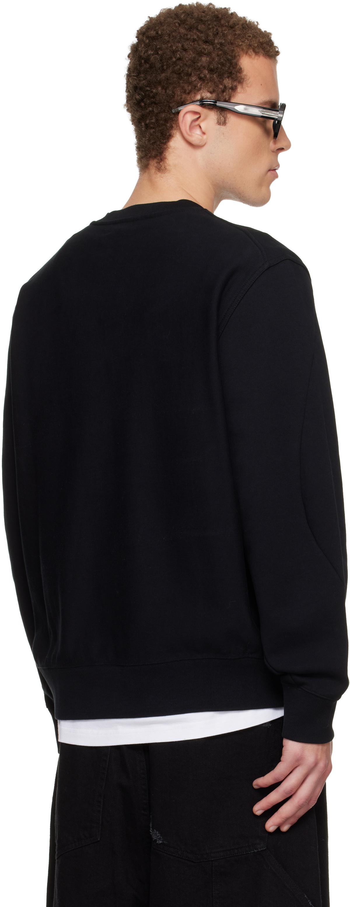 Givenchy Black Couture Seam Sweatshirt