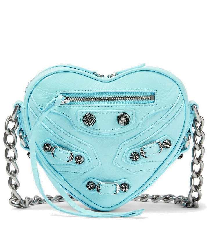 Photo: Balenciaga Le Cagole Heart Mini leather crossbody bag