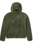 POST ARCHIVE FACTION - 5.1 Fleece Zip-Up Hoodie - Green